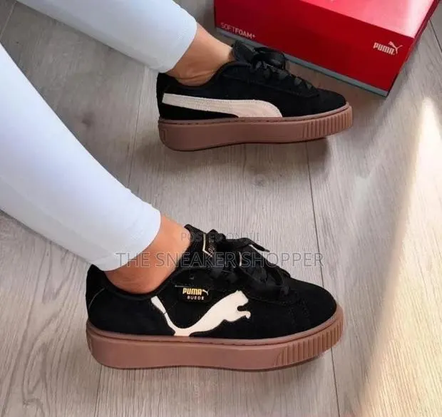 Puma Suede Platform XL "Black · Photo 1