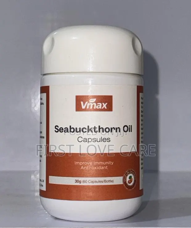 Vmax Sea Buckthorn Oil Capsule Improve Immunity Anti Oxidant 30g · Photo 1