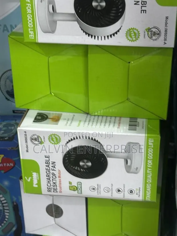3in1 Rechargeable Potable Outdoor Fan With Good Quality · Photo 1