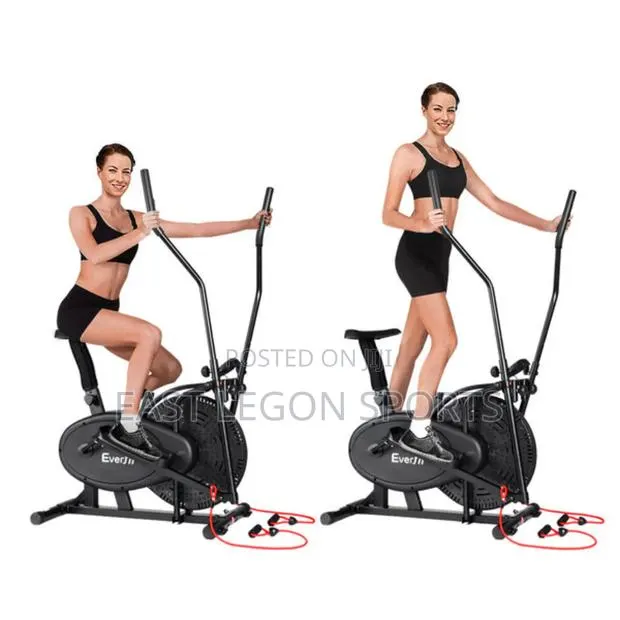Exercise Bike Cross Trainer Stepper Elliptical Ride Station · Photo 1