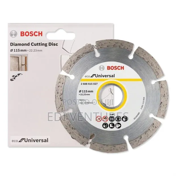 Bosch Diamond Cutting Disc 115mm X 22.25mm (4 1/2") · Photo 1