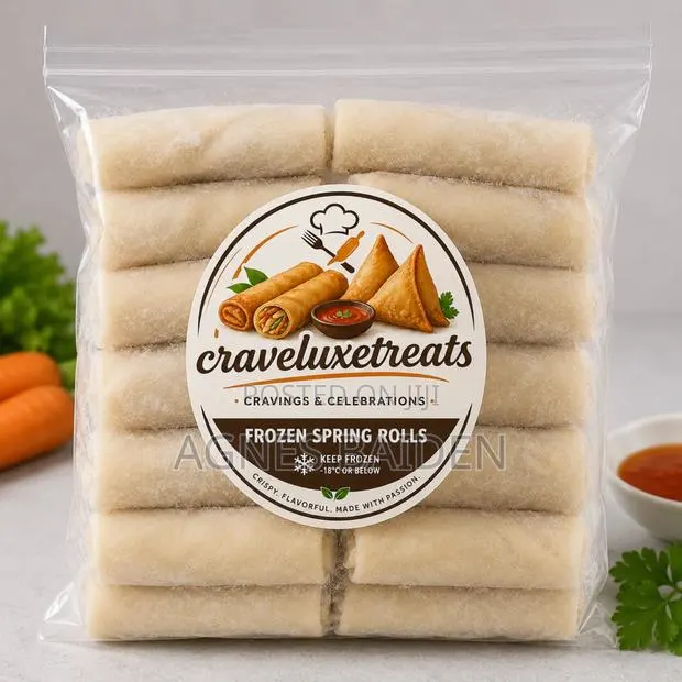 (50pcs)Frozen Spring Rolls and Samosa · Photo 1