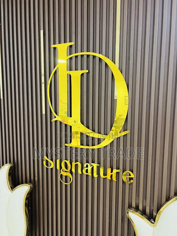 CNC Gold Cutout for Backdrops · Photo 1