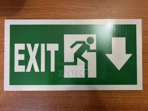 Exit Sign Card · Photo 1