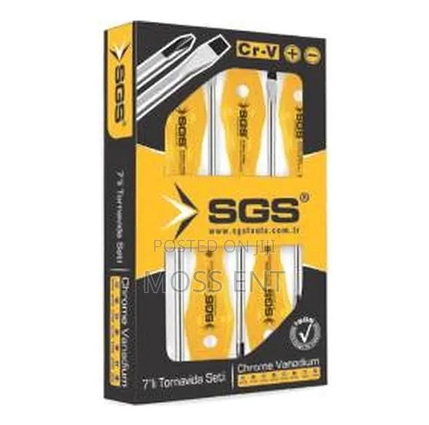 Screw Driver Yellow Series Set 7pcs (Old Red) - Sgs1040 · Photo 1