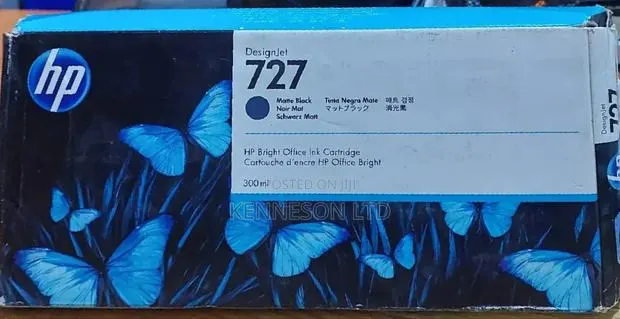 Hp Plotter Inkjet 727matte Black 300ml · Photo 1