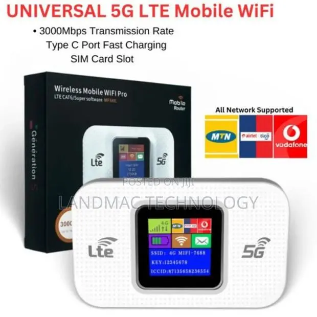 5g / 4g Lte Universal Mifi Pocket Router · Photo 1