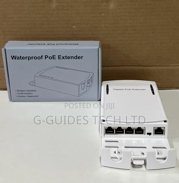 4-Port Poe Extender Outdoor, 1 to 4 Waterproof Gigabit Poe Extender · Photo 1