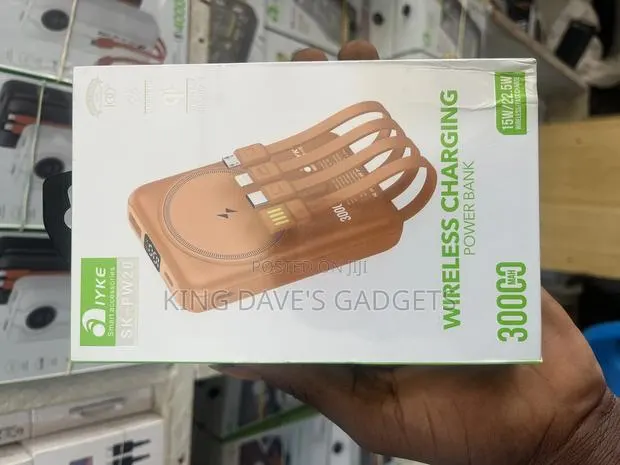 Iyke Sk-Pw20 Wireless Power Bank With Integrated Cables · Photo 1