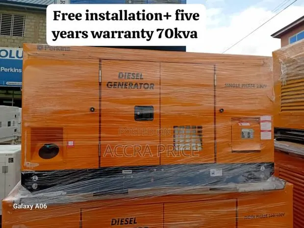 Power All Day Generator 70kva Perkins Diesel Bearable Noise · Photo 1