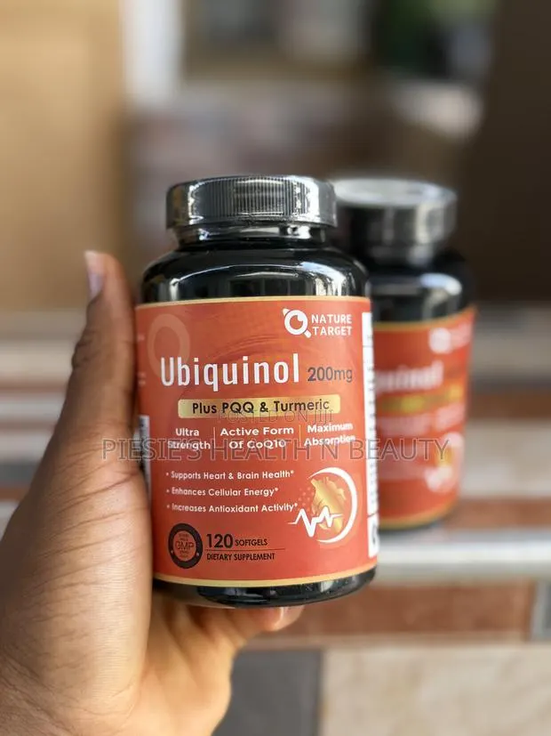 Nature Target Ubiquinol Coq10 200mg With Pqq,Turmeric Black Pepper · Photo 1
