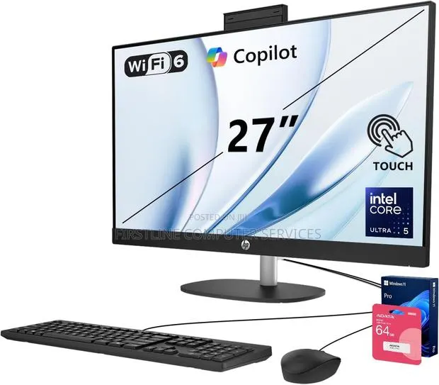 New Desktop Computer HP AiO 24 8GB Intel Core Ultra 5 SSD 512GB · Photo 1