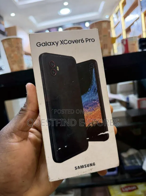 New Samsung Galaxy Xcover6 Pro 128 GB Black · Photo 1