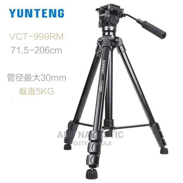 81.1 Inches Yunteng 999 Heavy Duty Camera Tripod Stand · Photo 1