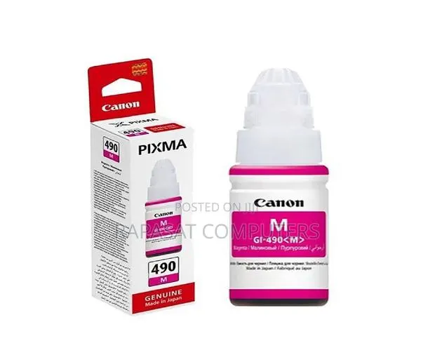 Canon 490 Magenta Ink Bottle · Photo 1