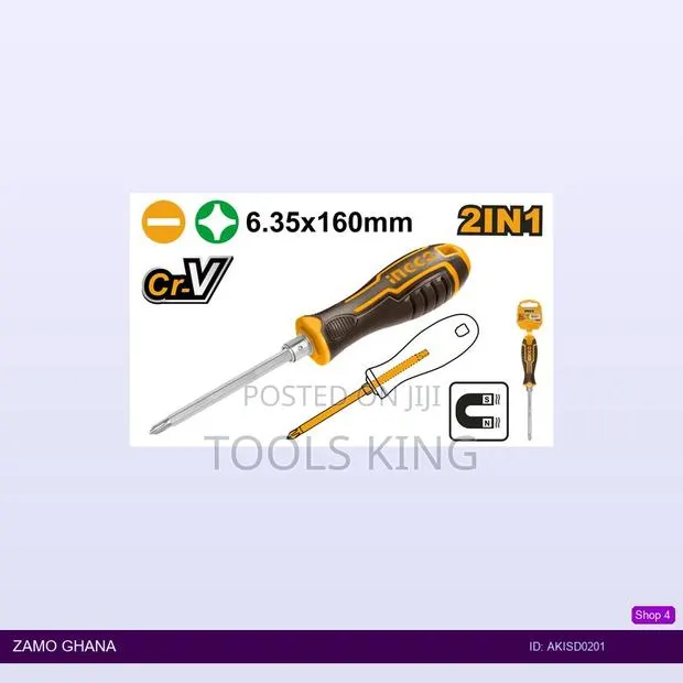 2 in 1 Screwdriver - Akisd0201 · Photo 1