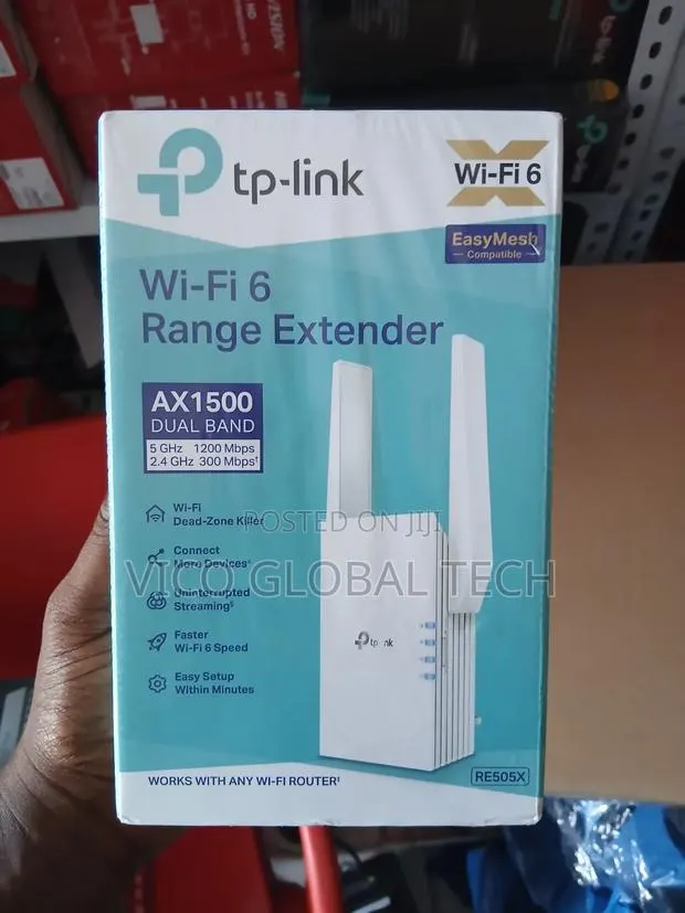 Tp-link Re505x Ax1500 Wi-fi 6 Range Extender. · Photo 1
