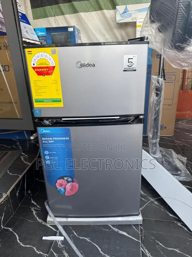 Midea 87ltr Double Door Table Top Fridge Mdrt134fgn50 · Photo 1