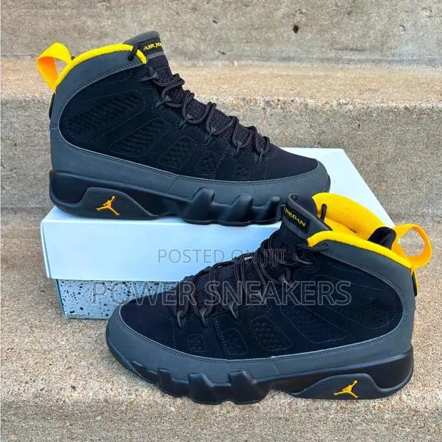 Jordan 9 Yellow/Black · Photo 1