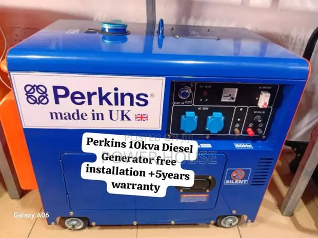 Bright Box Perkins Diesel Generator 10kva Silent · Photo 1
