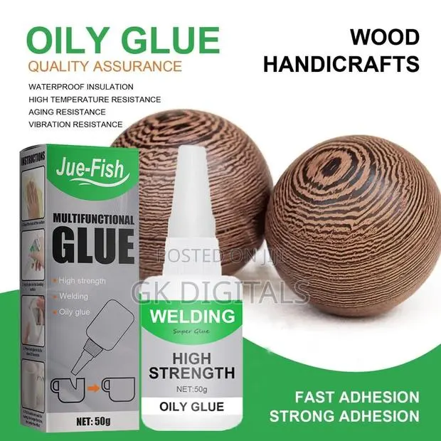 Super Strong Oily Glue – Instant Bond For Wood, Glass, Rubber, More · Photo 1