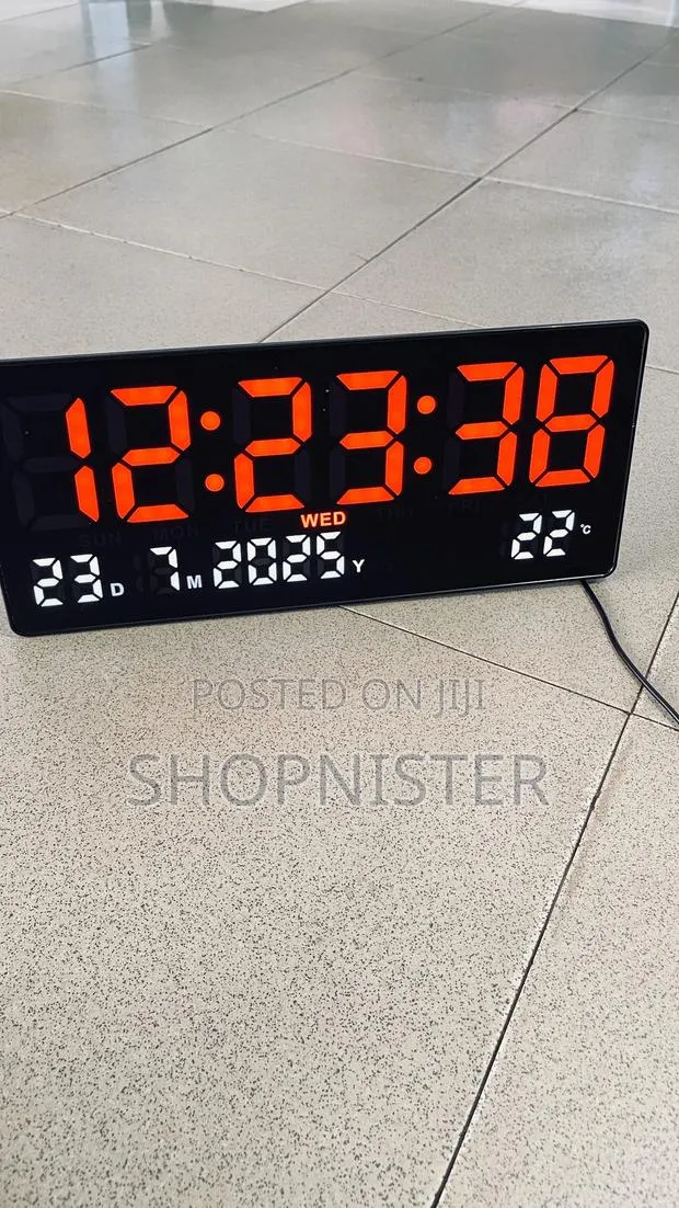 6"X14" Digital Wall Clock · Photo 1