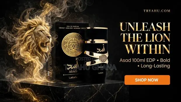 Lattafa Asad 100ml EDP Price in Ghana | Original Perfume – Tryahu · Photo 1