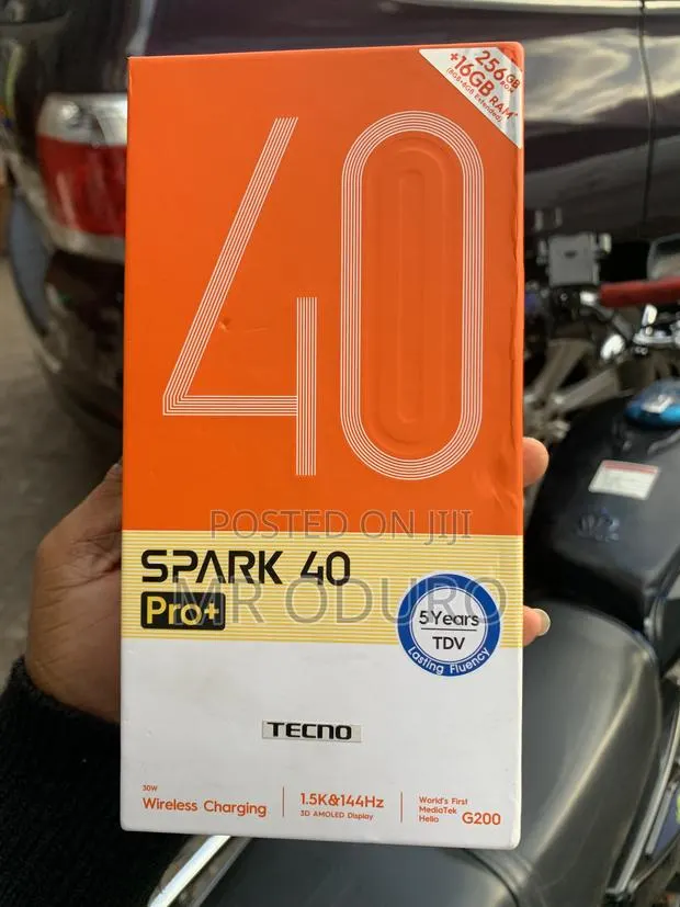 New Tecno Spark 40 Pro+ 256 GB Black · Photo 1