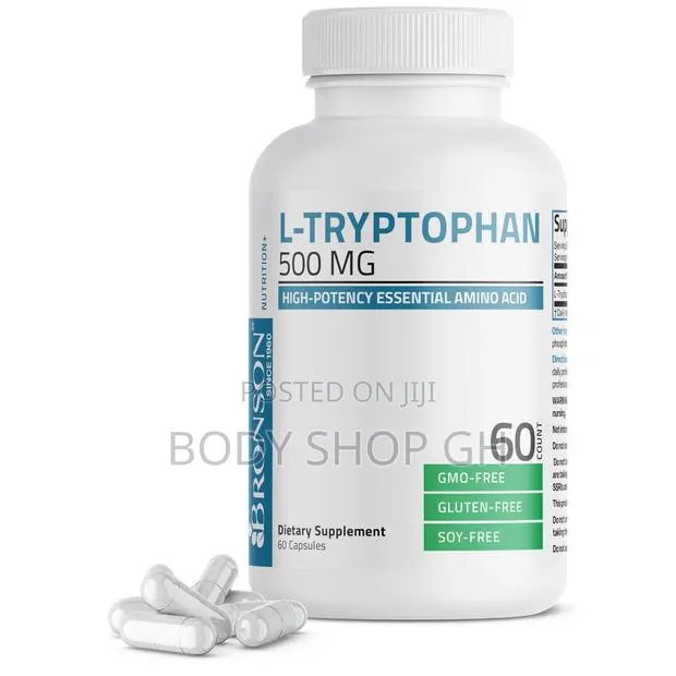 Bronson L-Tryptophan 500 Mg High Potency- Supports Relaxation Mood · Photo 1