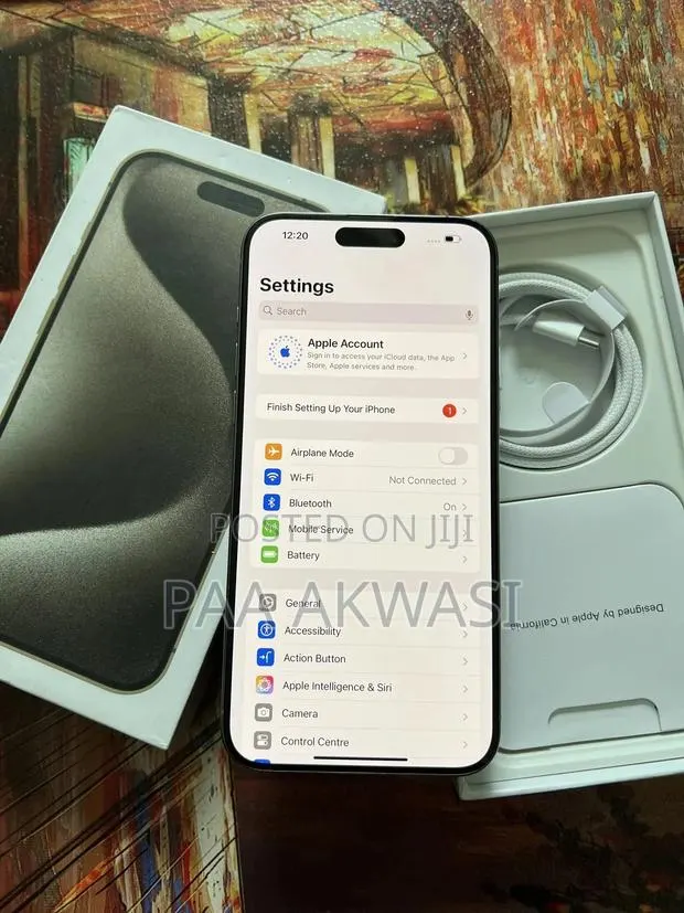 Apple iPhone 15 Pro Max 256 GB Silver · Photo 1