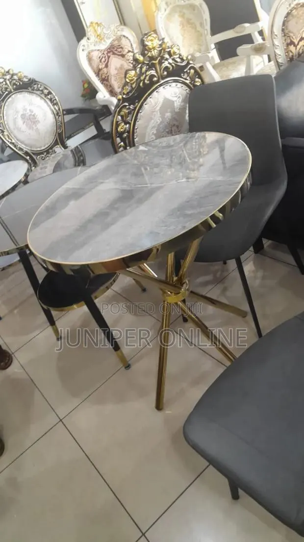 Coffee Table Gold Brown Vi ( Eatery Set) · Photo 1
