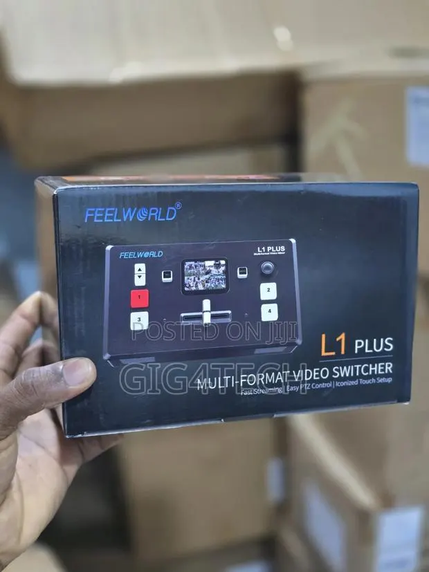 Multi Format Video Switcher and Streamer L1 Plus 4 Channels Feelworld · Photo 1