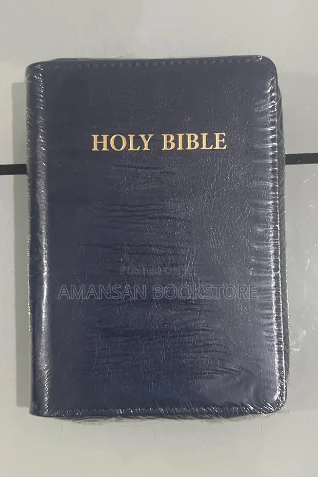 KJV Bible Pocket Size With Leather Jacket (Black) · Photo 1