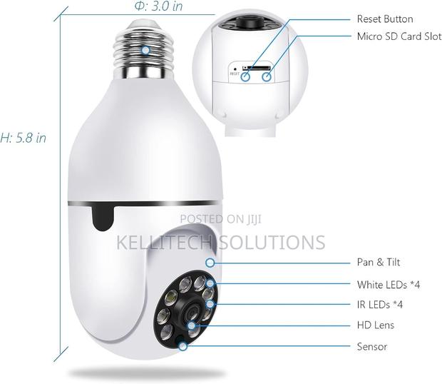 Bulb Smart Wifi CCTV Camera · Photo 1