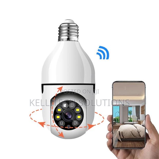 Bulb CCTV Wifi IP Camera 360 Degrees · Photo 1