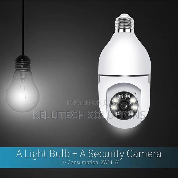 Bulb CCTV Wifi IP Camera 360 Degrees · Photo 2