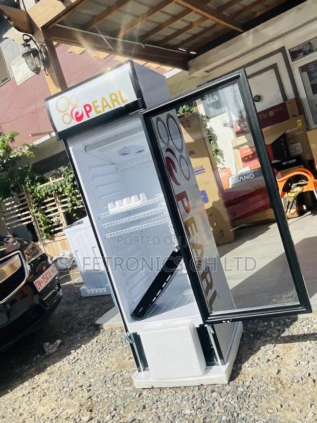 Lasting Pearl Display PVC-316 Glass Singledoor Fridge · Photo 1