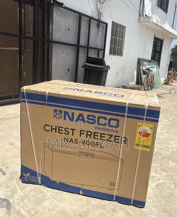 Super Quality Nasco 1 Door Chest Freezer(Nas400fl)288l,Gray · Photo 1