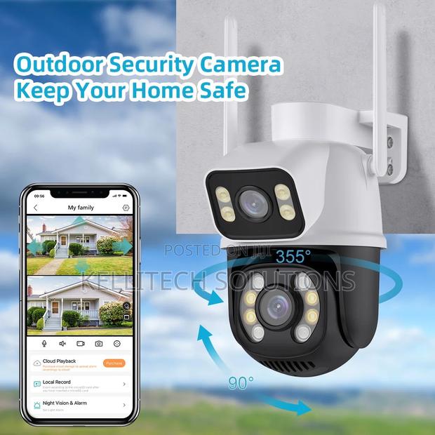 Dual Lens CCTV Camera, 2in1 Wifi Camera · Photo 3