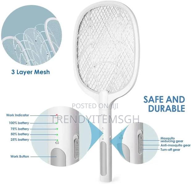 Rechargeable Electric Mosquito Killer Handheld Bug Zapper · Photo 6