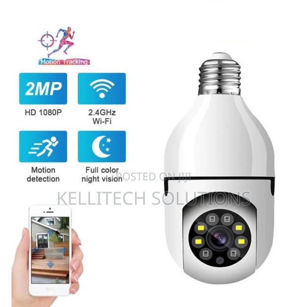 Wifi Bulb Camera, Panoramic, 360degrees, Bulb PTZ · Photo 2