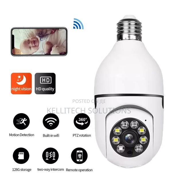 Wifi Bulb Camera, Panoramic, 360degrees, Bulb PTZ · Photo 3