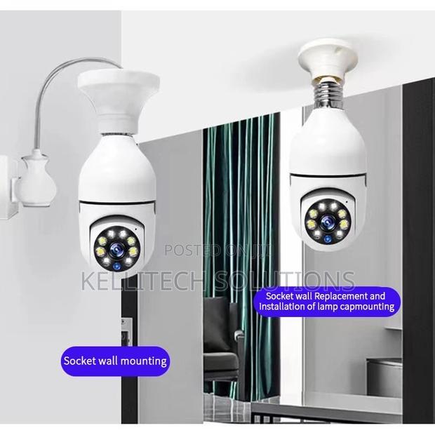 Wifi Bulb Camera, Panoramic, 360degrees, Bulb PTZ · Photo 4