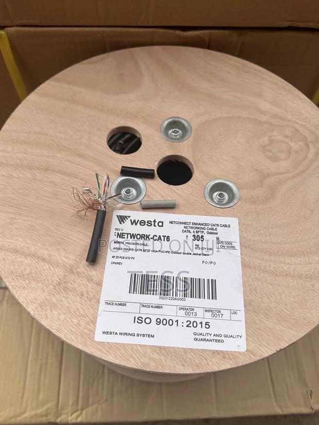 Cat6 SFTP Outdoor Cable 305m Double Coated Shielded Westa · Photo 3
