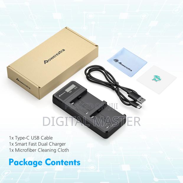 Powerextra Fast Dual USB Charger for NP-F Batteries · Photo 1