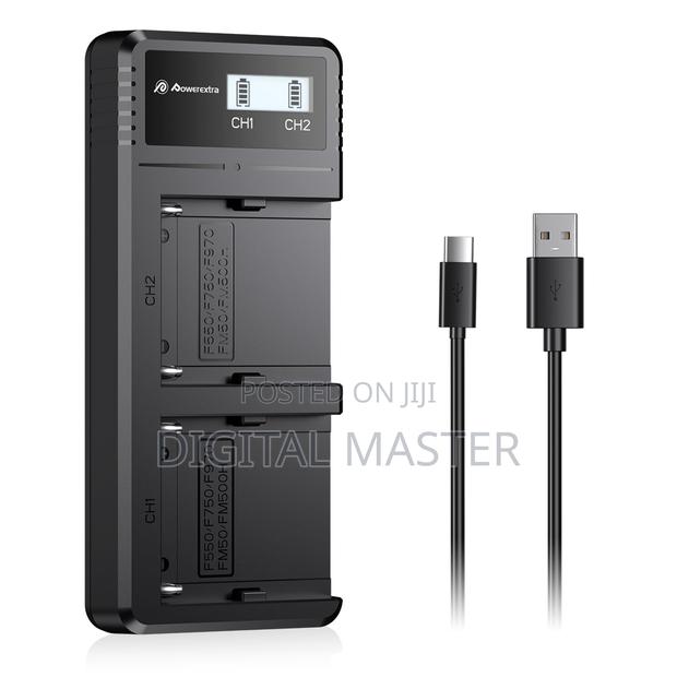 Powerextra Fast Dual USB Charger for NP-F Batteries · Photo 4