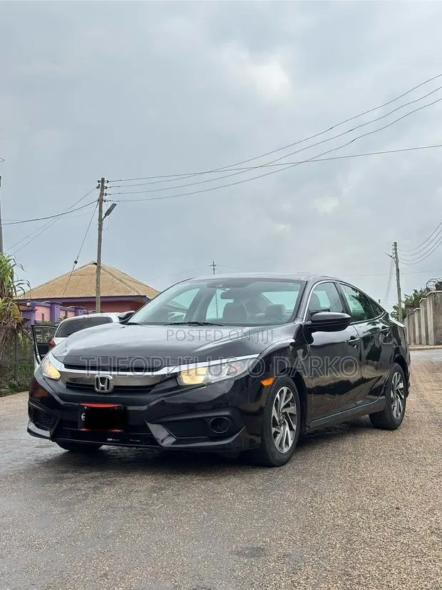 Honda Civic EX-L Sedan 2018 Black · Photo 1