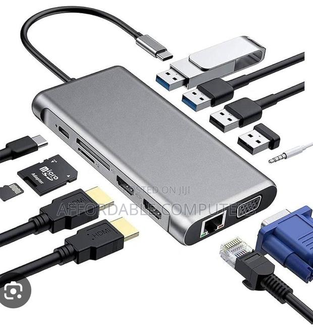 12 in 1 USB C HUB · Photo 1