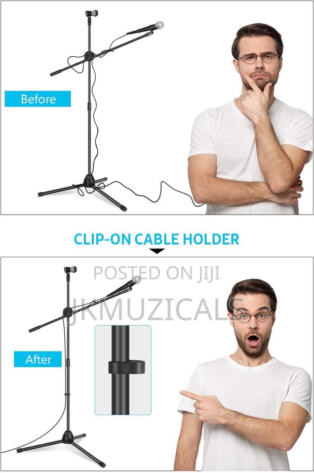 Microphone Stand _ Tripod Mic Stand _ Boom Mic Holder · Photo 3