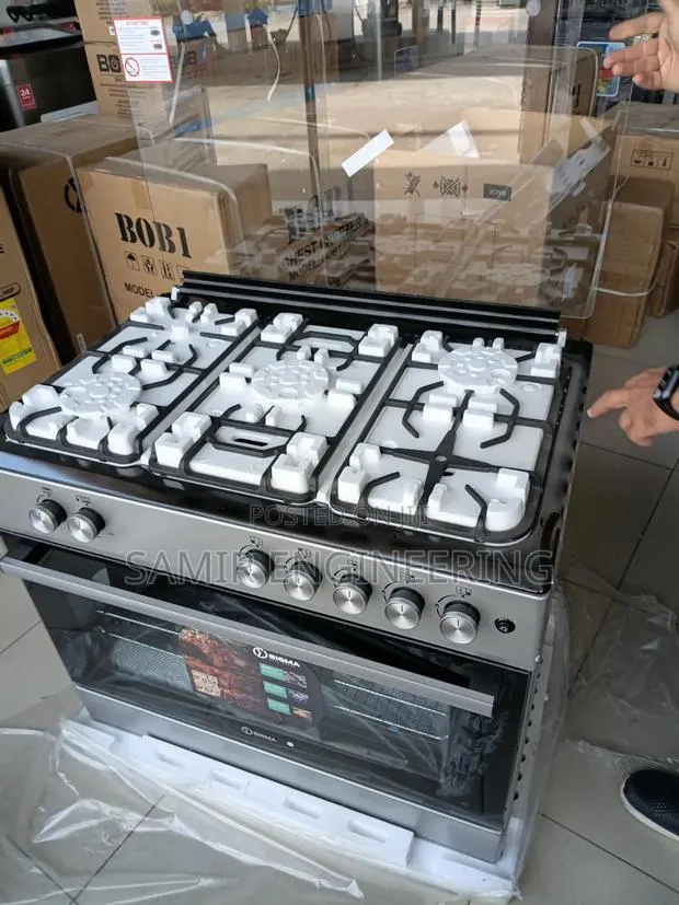 Sigma SGC-F9060G-S 5-Burner Gas Cooker Oven & Grill (90x60cm, Silver) · Photo 1